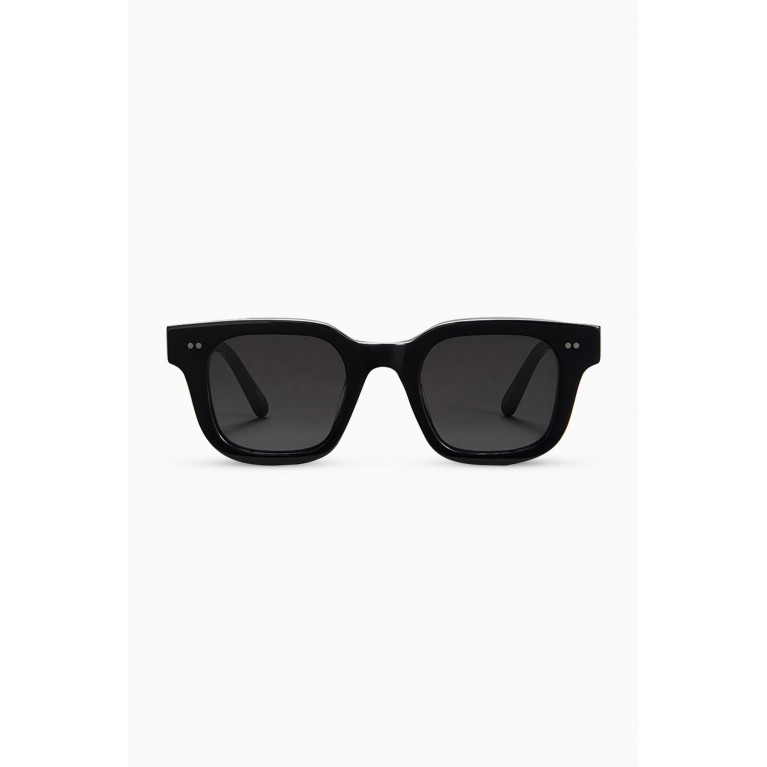 04 Rectangular Sunglasses Black