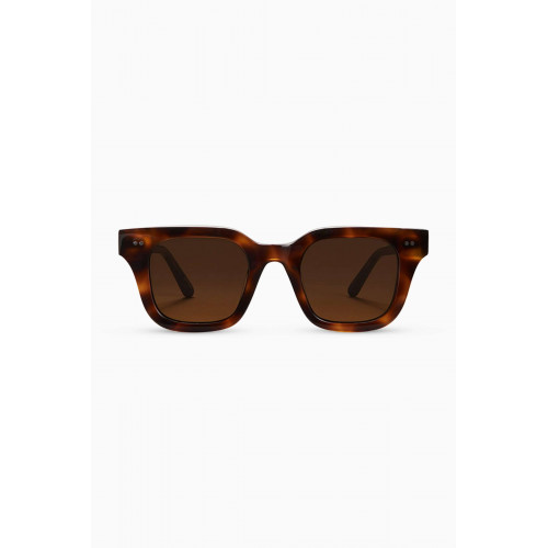 Chimi - 04 Rectangular Sunglasses Brown