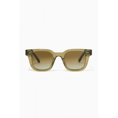 Chimi - 04 Rectangular Sunglasses Green