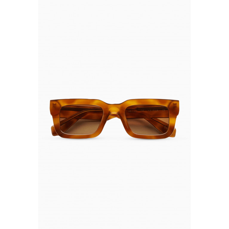 Chimi - 05 Semi-rectangular Sunglasses Brown