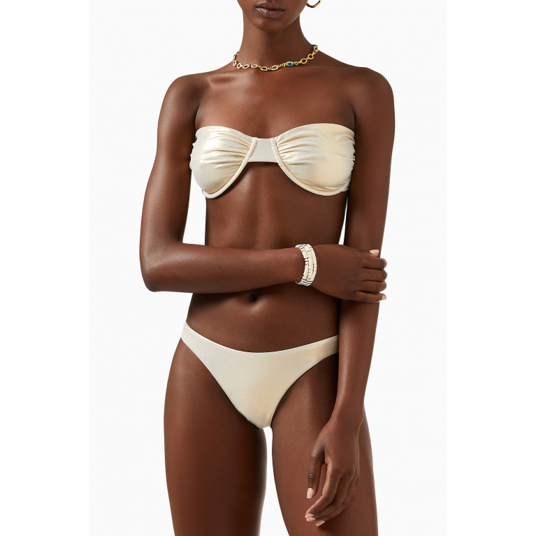 Melissa Odabash - Barbados Bikini Top Gold