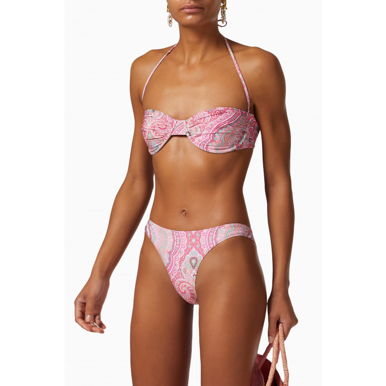 Melissa Odabash - Barbados Bikini Top Pink