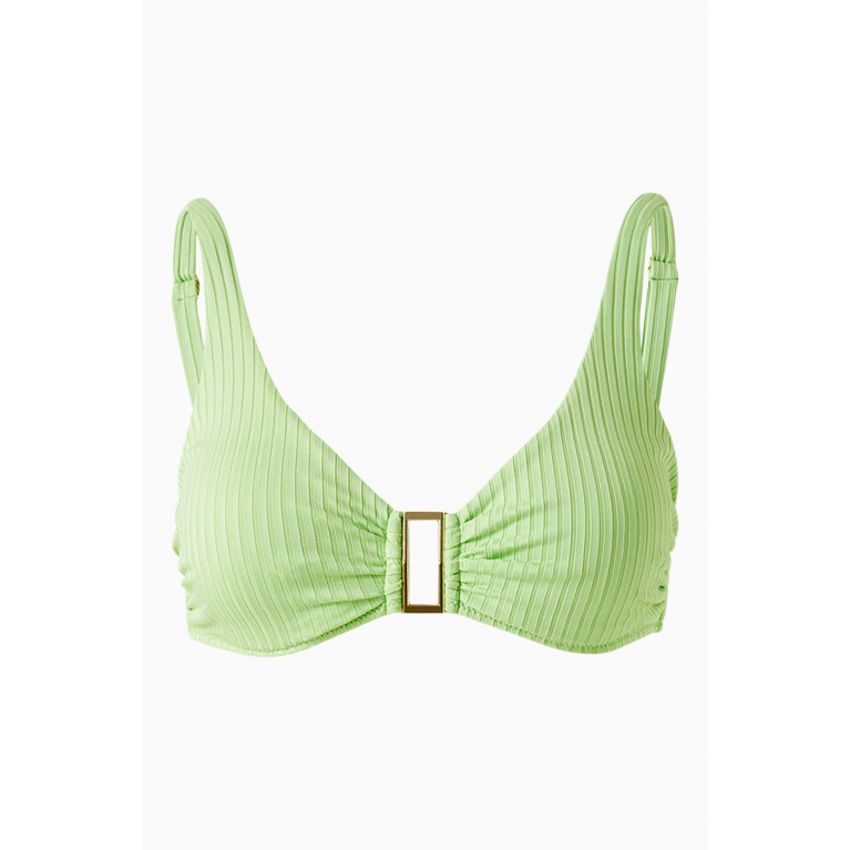 Melissa Odabash - Bel Air Bikini Top Green