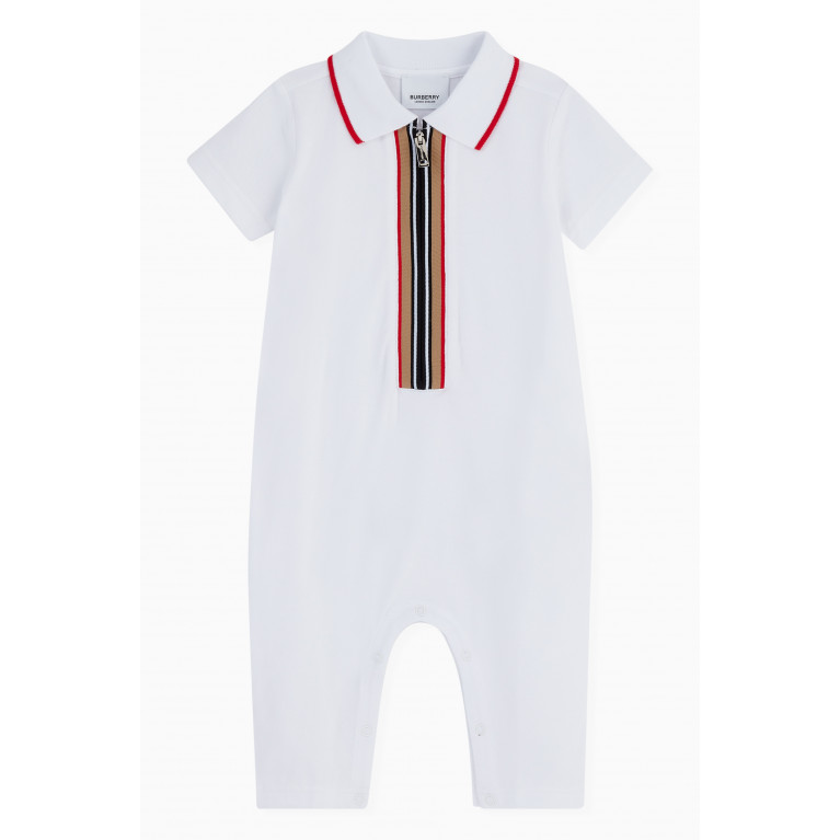 Burberry - Icon Stripe Playsuit in Stretch Cotton