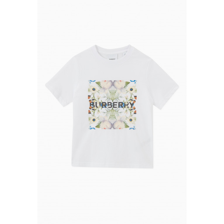Burberry - Montage Print T-shirt in Cotton Jersey