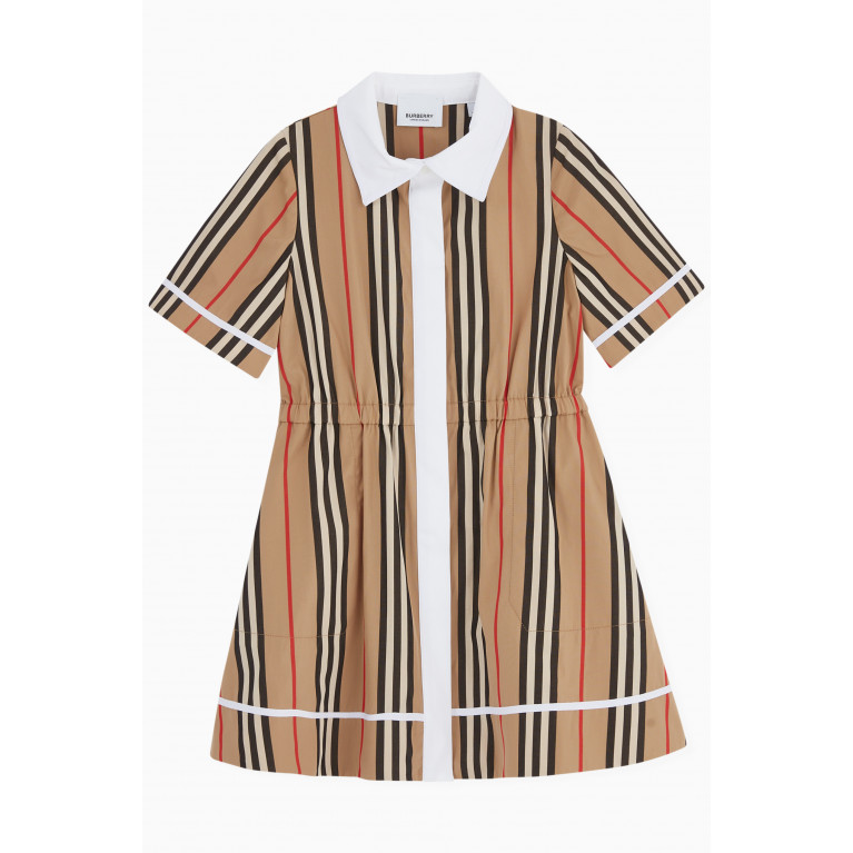 Burberry - Alexandra Icon Stripe Dress in Cotton
