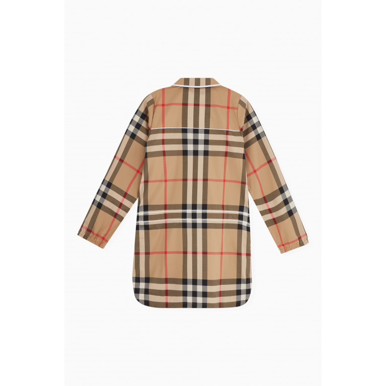 Burberry - Callie Check Shirt Dress in Cotton