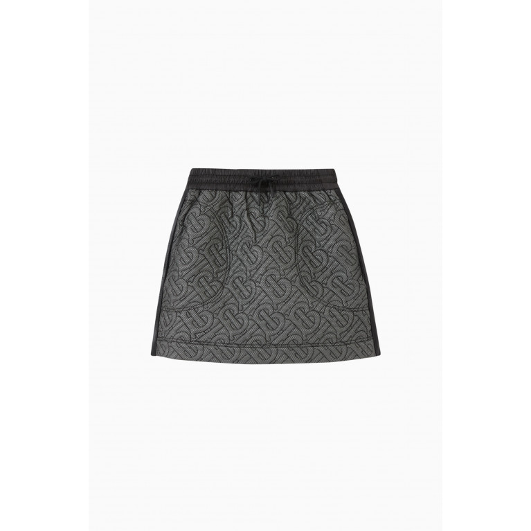Burberry - Selena Logo Quilt Skirt in Nylon