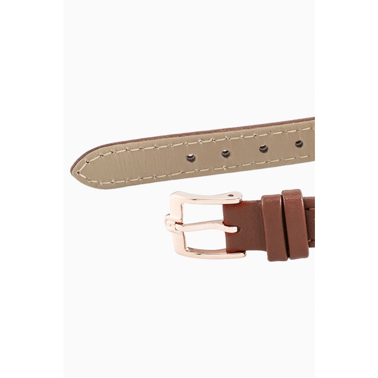 Furla - Logo Links Leather Quartz Watch, 28mm