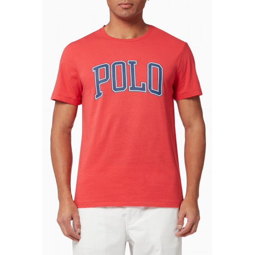 Polo Ralph Lauren - Custom Slim Fit Logo T-shirt in Cotton Jersey