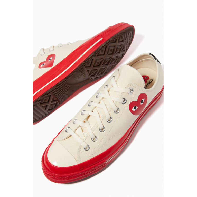 Comme des Garçons PLAY - x Converse CT70 sneakers in Canvas White