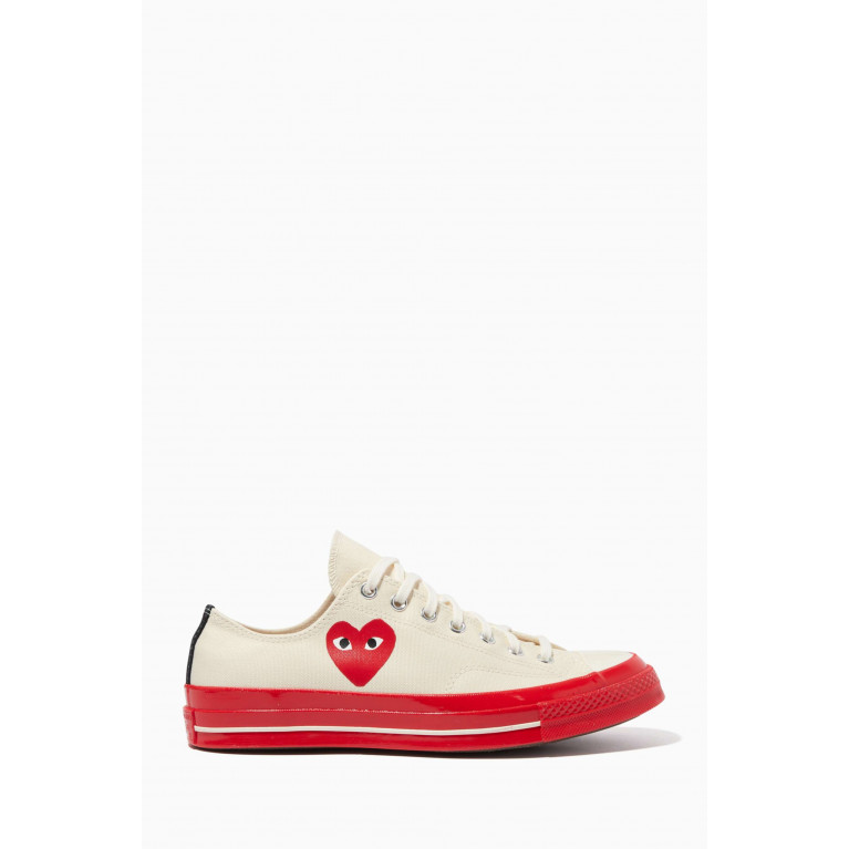 Comme des Garçons PLAY - x Converse CT70 sneakers in Canvas White