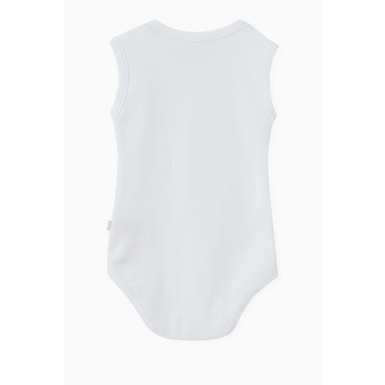 NASS - Bayan Bodysuit in Organic Cotton Jersey White