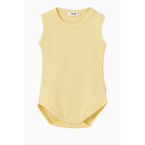 NASS - Bayan Bodysuit in Organic Cotton Jersey Yellow