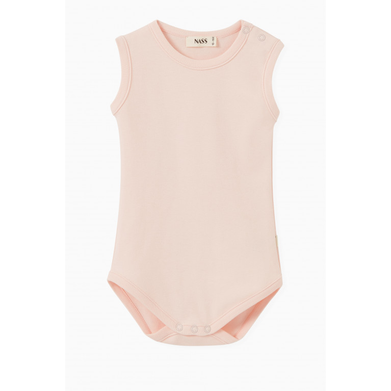 NASS - Bayan Bodysuit in Organic Cotton Jersey Pink