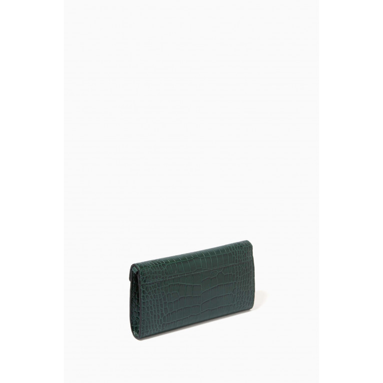 Strathberry - Multress Chain Wallet in Croc-embossed Leather