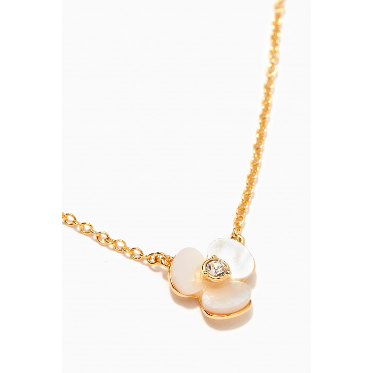 Kate Spade New York - Disco Pansy Mini Pendant Necklace