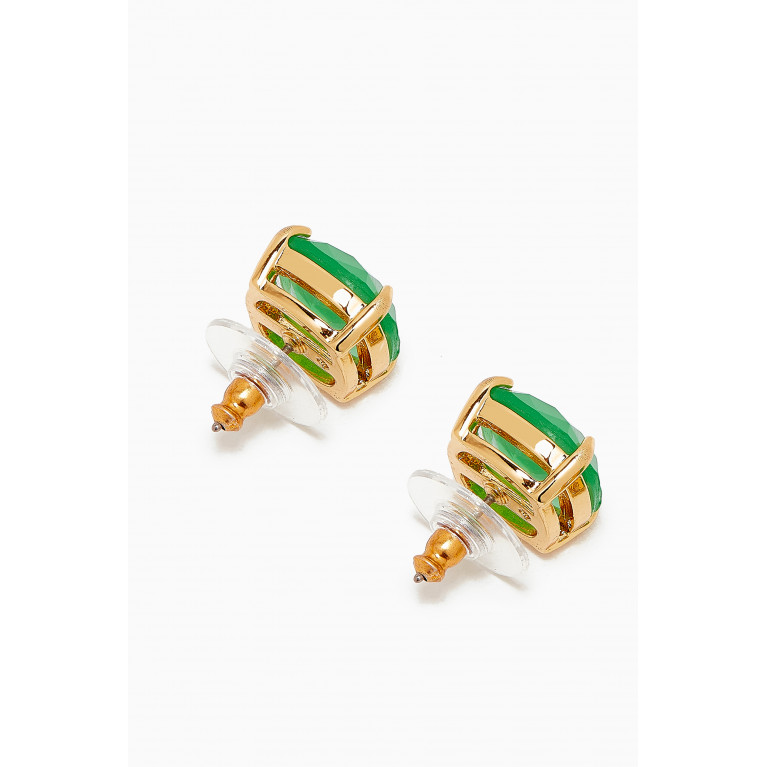 Kate Spade New York - KS Small Square Studs in 12kt Gold-Plated Metal