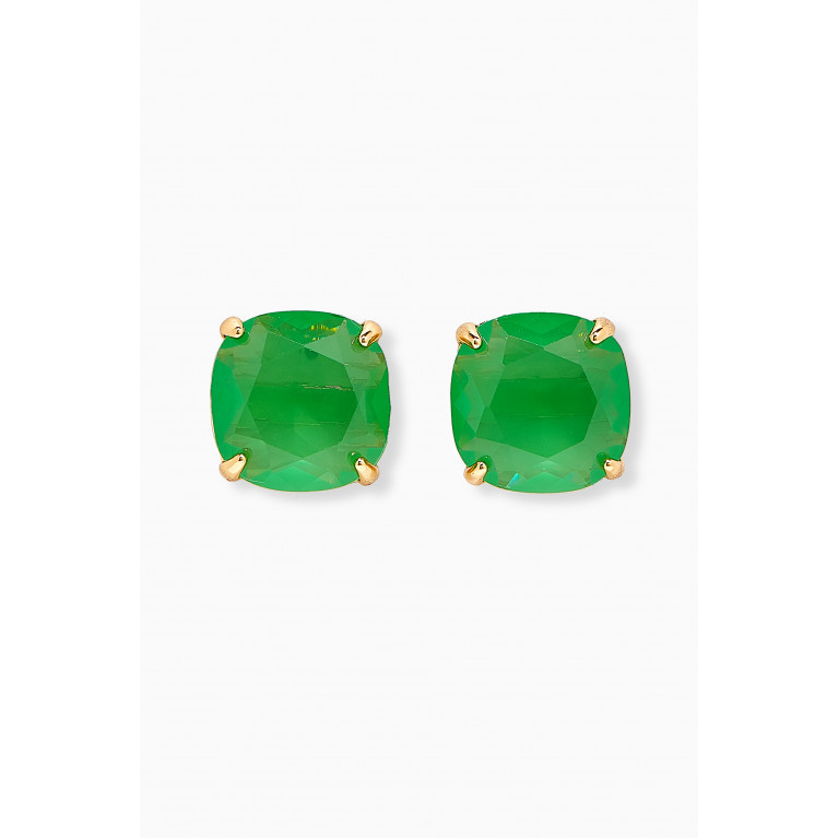 Kate Spade New York - KS Small Square Studs in 12kt Gold-Plated Metal