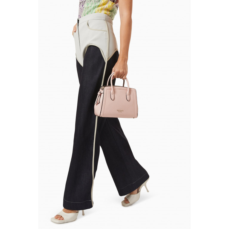 Kate Spade New York - Knott Mini Satchel Bag in Leather Pink