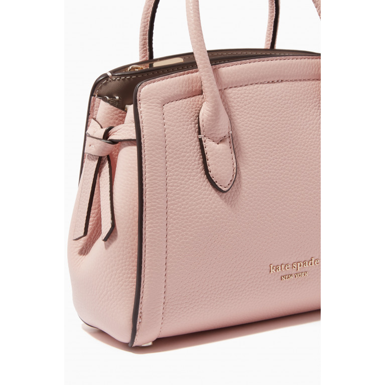 Kate Spade New York - Knott Mini Satchel Bag in Leather Pink