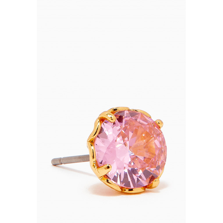 Kate Spade New York - That Sparkle Round Earrings in Metal Pink