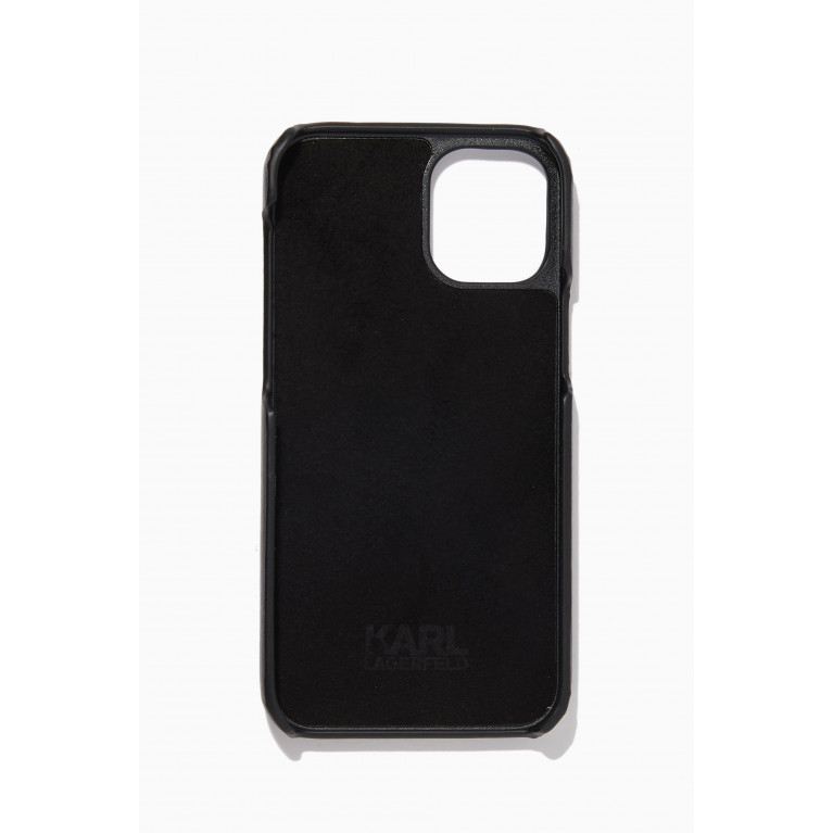 Karl Lagerfeld - K/Ikonik Karl Multipin iPhone 12 Mini in PU