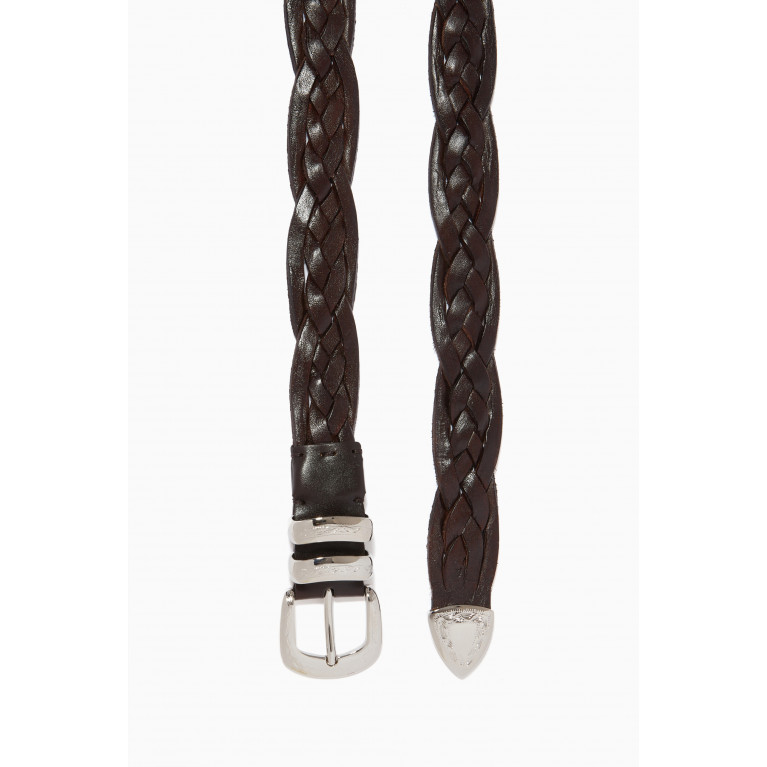 Brunello Cucinelli - Mauta Braided Belt in Leather