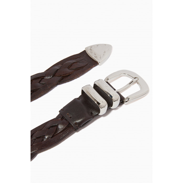 Brunello Cucinelli - Mauta Braided Belt in Leather