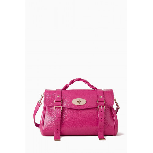 Mulberry - Alexa Satchel Bag in Spongy Patent Leather