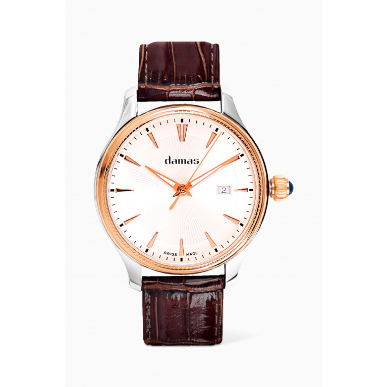 Damas - Classic Watch in Leather