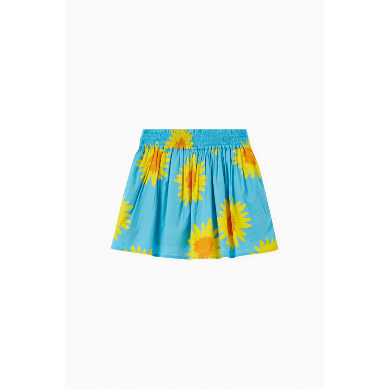 Stella McCartney - Sunflower Print Skirt in Sustainable Cotton