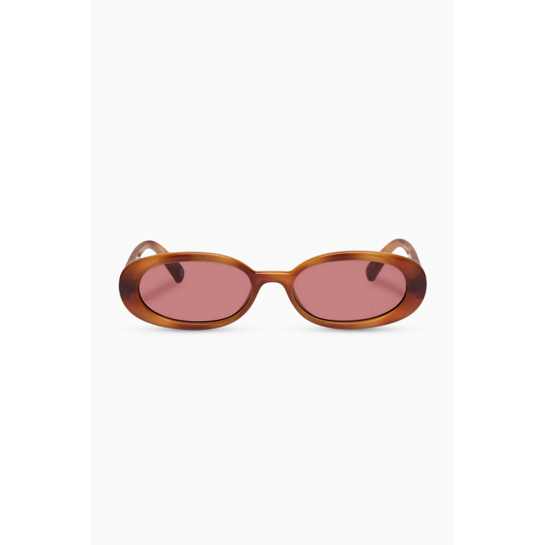 Le Specs - Outta Love Oval Sunglasses