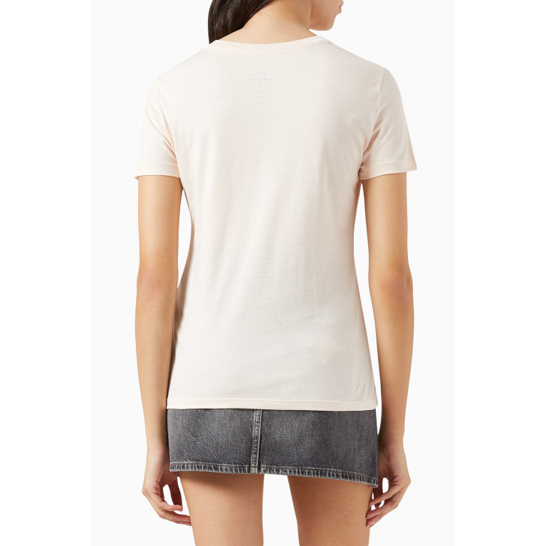 Armani Exchange - Crewneck T-shirt in Cotton Neutral