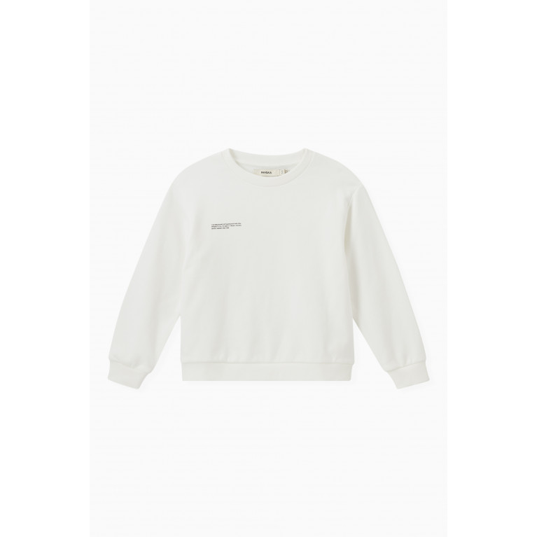 Pangaia - Pangaia - 365 Sweatshirt in Organic Cotton Off White