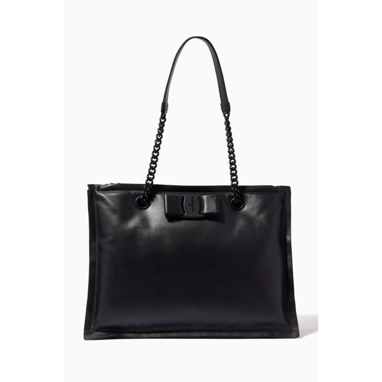 Ferragamo - Viva Bow Tote Bag in Leather