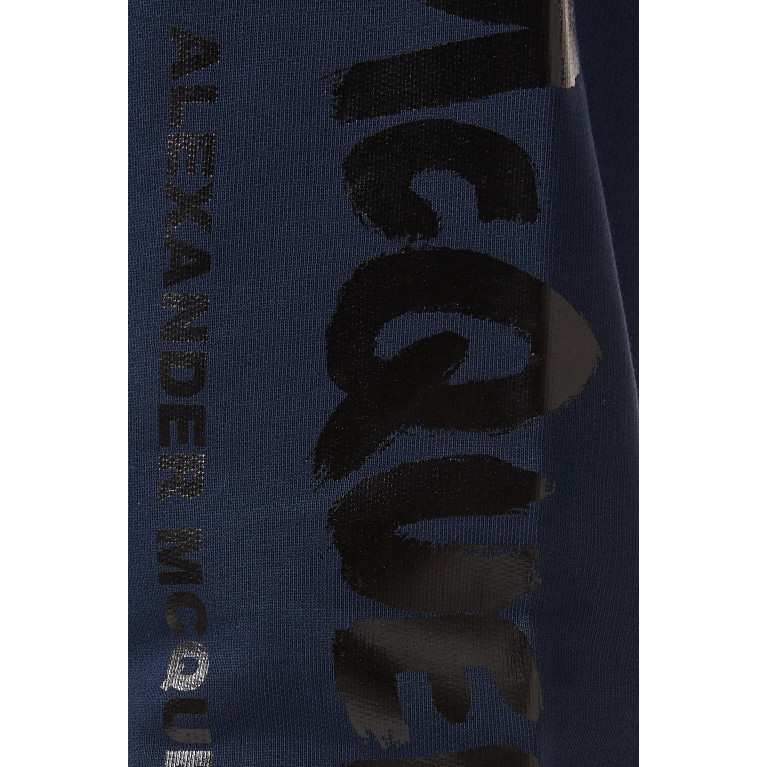 Alexander McQueen - Logo Print Track Pants in Cotton
