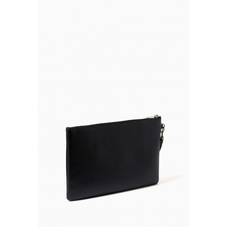 Saint Laurent - Rive Gauche Zip Pouch in Smooth Leather