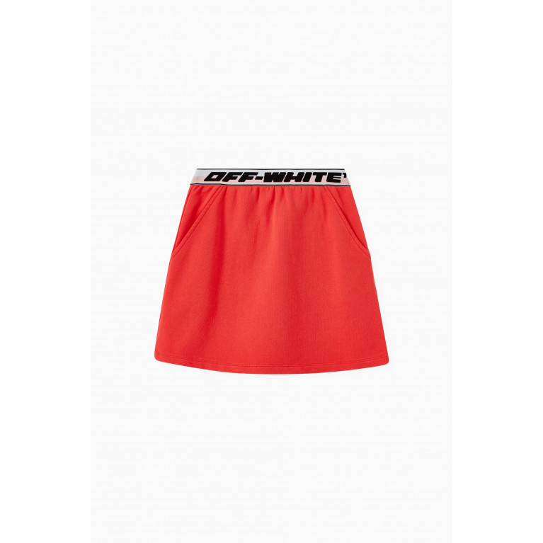 Off-White - Logo Band Skirt in Cotton