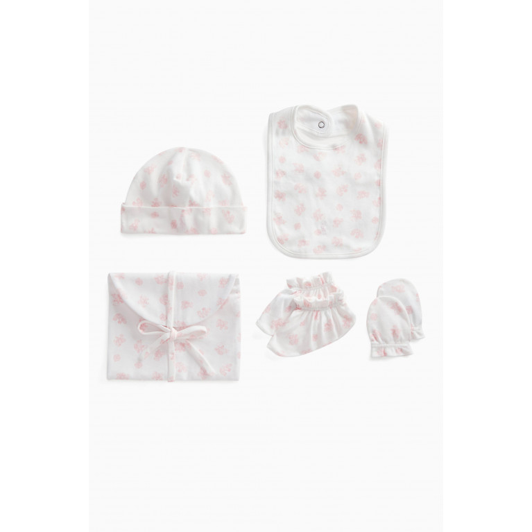 Polo Ralph Lauren - Bib, Hat & Socks Gift Set in Cotton