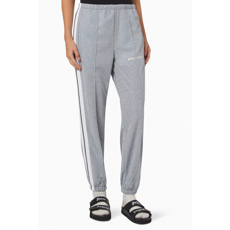 Palm Angels - Glitter Jogger Track Pants in Jersey