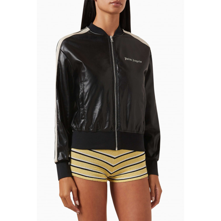 Palm Angels - Track Jacket in Vegan Leather