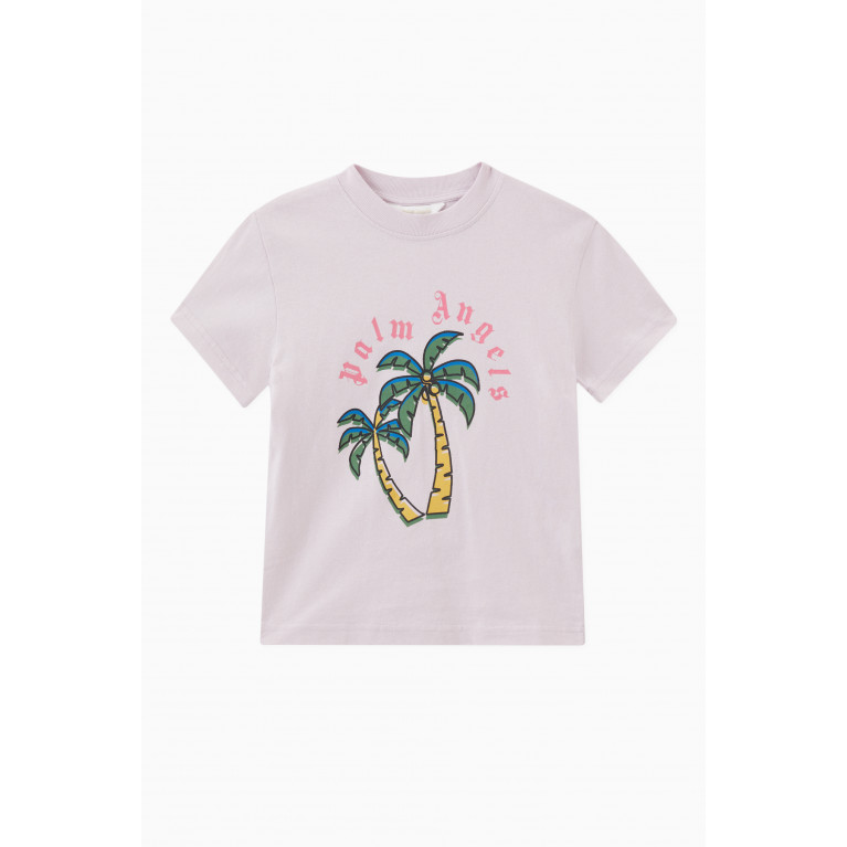 Palm Angels - Palm Trees Print T-shirt in Cotton
