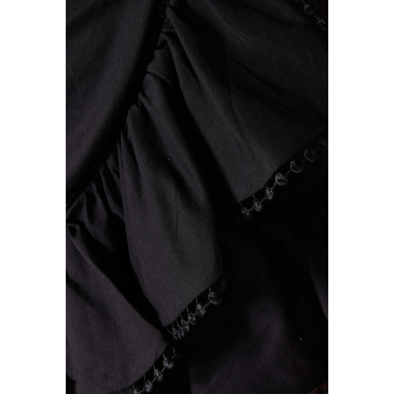 Charo Ruiz - Fera Mini Skirt in Cotton Black