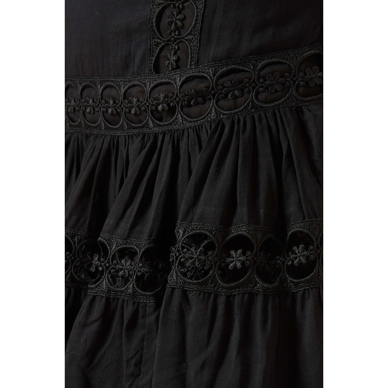Charo Ruiz - Greta Mini Skirt in Cotton Black