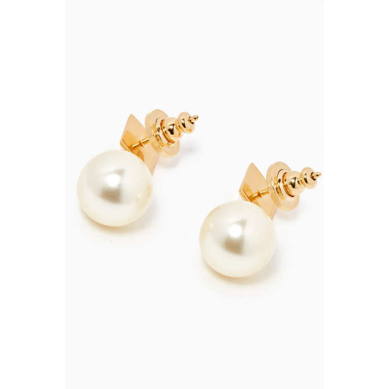 Valentino - Valentino Garavani Rockstud Pearl Drop Earrings