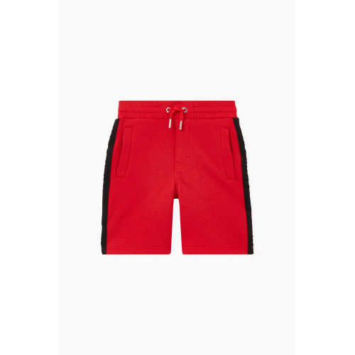 Givenchy - Logo Tape Shorts in Cotton Red
