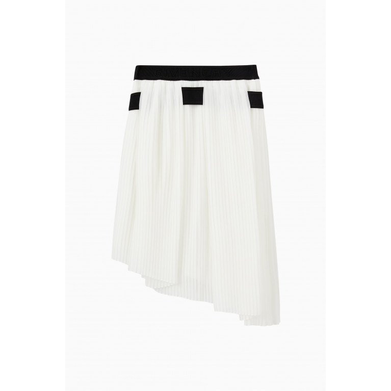 Givenchy - Asymmetric Pleated Skirt in Cotton