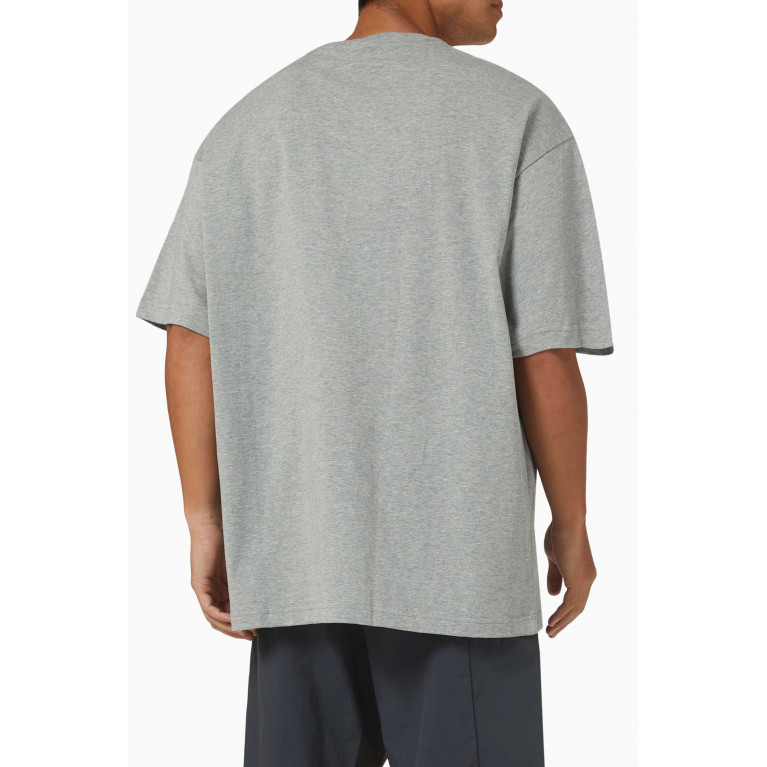 Nike - NRG Solo Swoosh T-shirt in Cotton Jersey Grey