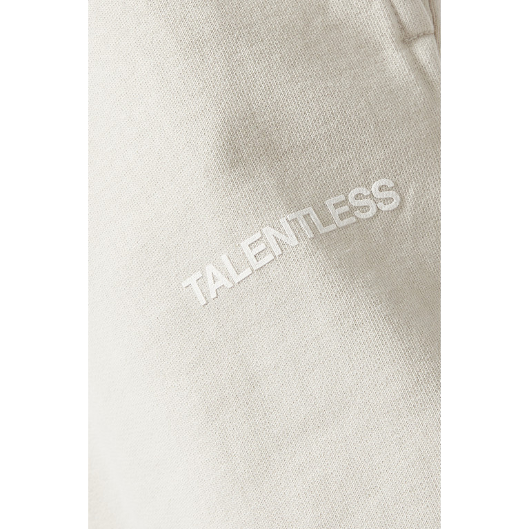 Talentless - Oversized Sweatpants in Cotton Fleece Grey